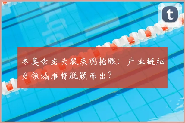 冬奥会龙头股表现抢眼：产业链细分领域谁将脱颖而出？
